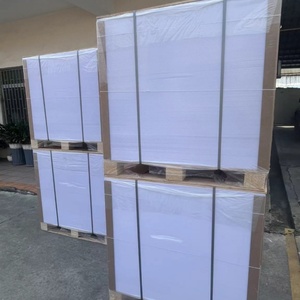 Papel desechable blanco crema de 50g sin madera para ropa, bebidas, compras de alimentos y hojas de correo, papel de China laminado - Product Image 1