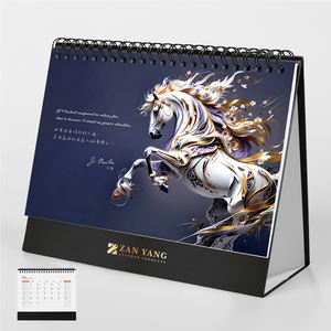 Un viaje de ensueño, calendario de escritorio triangular del año del caballo 2026, agenda de negocios, cuaderno de oficina, juego de regalo - Product Image 3