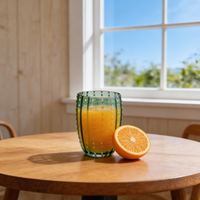 Gobelets à jus en verre à double paroi avec motif de fruits en forme de cœur, réutilisables, compatibles micro-ondes, pour la maison, les mariages, les hôtels, les bureaux, les voyages, les cadeaux