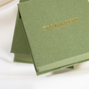 PackSecret New Arrival Green Square Jewelry <b>Box</b> Custom Gold Logo <b>Book</b> Style Magnetic Closure for Necklaces Bracelets - Product Image 5