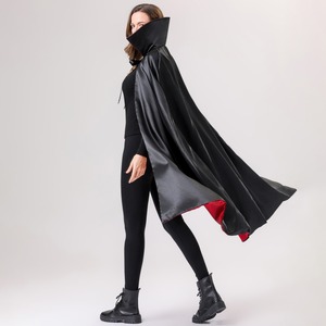 Großhandel Sexy Vampir Umhang für Erwachsene Frauen Schwarz Rot Cape Halloween Kostüme die Vampire Frau Look - Product Image 3
