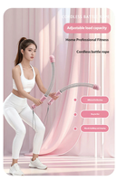 Affiche de gym à domicile : Cordes lestées pour entraînement des bras, renforcement musculaire, cordes portables sans fil robustes