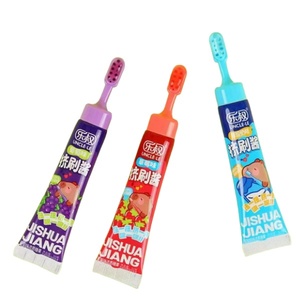 Vente en gros de confiture de brosse et de confiture de liquide Brosse à dents Confiture de bonbons Tube de dentifrice de marque privée personnalisé <span class=keywords><strong>Sucre</strong></span> - Product Image 3