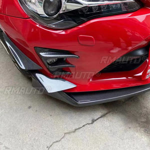 4 Piezas de Alerones Delanteros de Fibra de Carbono para Automóvil, Divisores de Parachoques, Alerón Universal para Toyota GT86 2017-2019 - Product Image 5