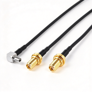 Câble coaxial RG174 TS9 mâle vers SMA femelle traversant le panneau, 50 Ohms, rallonge d'antenne pour modem 4G 5G LTE WiFi - Product Image 4