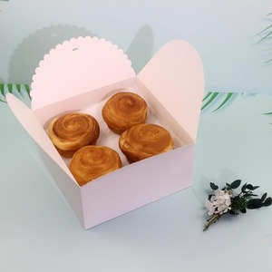 <b>White</b> ribbon cover and satin ribbon <b>gift</b> <b>box</b>, customizable according to needs - Product Image 5