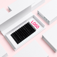 Plateaux de cils russes pré-faits pour extensions de cils en volume, fournitures pour salons de beauté et services de pose de volume