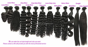 Le più vendute onde d'acqua ricci che intrecciano le estensioni dei capelli dell'onda dell'oceano dei capelli dell'onda profonda dei capelli tutte le dimensioni - Product Image 3