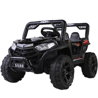Porte-vélos pour jouet, voiture électrique pour enfants, jeep à batterie 2,4G