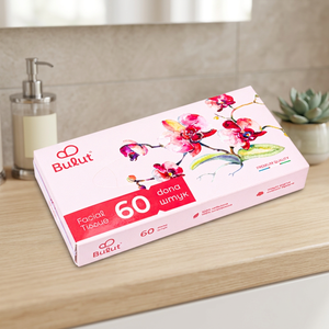 Servilletas de Papel en Caja Bulut, Color Rojo, Aroma a Bayas Silvestres, Suaves, 1 Capa, 60x10 Piezas, Uso Doméstico, Modelo UZ 230 - Product Image 3