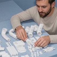 Services de personnalisation d'impression 3D en Chine, prototypes en résine, pièces décoratives, usinage de haute précision, métal/nylon/silicone STL
