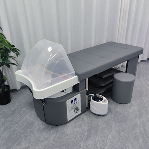 Mesa profesional de lavado de cabello con masaje, lavacabezas tipo cama para spa, con calefacción y vaporizador de agua para la cabeza - Product Image 3
