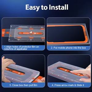 Applicable pour Apple XSmax/<span class=keywords><strong>XS</strong></span>/X plein écran HD 2.5D entrepôt sans poussière 9H protecteurs d'écran Film de protection en acier anti-poussière - Product Image 2