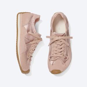 Chaussures d'entraînement décontractées légères en cuir satiné asymétrique pour femme, style Forrest Gump, collection Printemps 2026 - Product Image 2