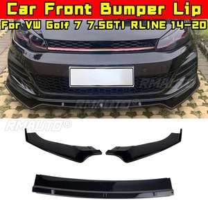 สำหรับ Volkswagen Golf 7 7.5GTI RLINE 2014-2020 สปอยเลอร์กันชนหน้ารถยนต์  ลิปดิฟฟิวเซอร์  ฝาครอบป้องกันกันชน  อุปกรณ์ตกแต่งรถยนต์ - Product Image 1