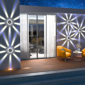โคมไฟรั้วพลังงานแสงอาทิตย์ 9LED IP65 กันน้ำ แสงสีขาวอบอุ่น ไฟกลางแจ้ง ไฟติดผนัง ไฟทางเดิน ไฟสนามหญ้า ไฟลานบ้าน - Product Image 4