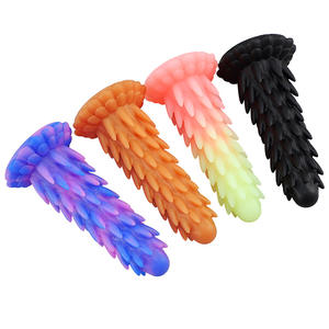 <span class=keywords><strong>Plug</strong></span> Anal Luminoso de Silicone Líquido, <span class=keywords><strong>Plug</strong></span> Anal em Forma de Animal, Expansão Anal com Espinhos, Brilho no Escuro - Product Image 6