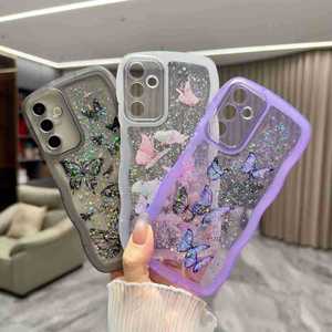 Coque mobile en caoutchouc gel papillon respectueux de la peau pour Samsung A14 A54 A53 A35 S23fe Cases <span class=keywords><strong>A71</strong></span> - Product Image 5