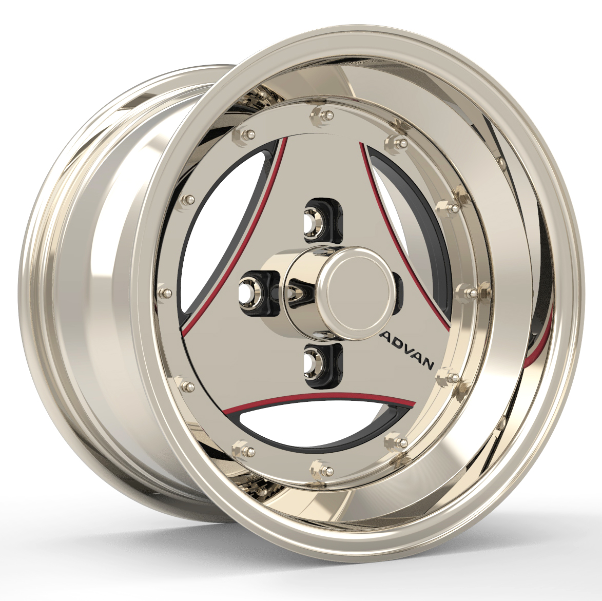 Advan A3A Wheel - JDM 3 Piece Bilbo Star Shark XR4 Wheel