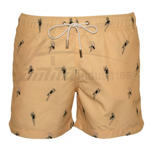 Pantalones cortos de baño estampados para hombre, transpirables, de secado rápido - Product Image 4