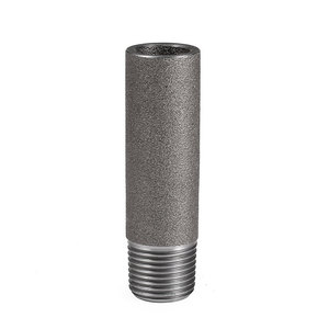 Carbon Steel NPT/BSPT Male Thread Round Connectors 3"/4"/6" Long Half-Closed Nipple Forging Technics for Gas Oil Applications