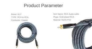 <strong>RCA</strong> to <strong>RCA</strong> Cable for Home Audio - Visual Equipment Connection - Product Image 4