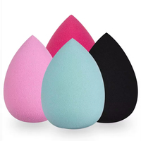 Éponge de maquillage JM de haute qualité, très vendue, avec logo personnalisé, lot de 4 éponges de maquillage pour fond de teint