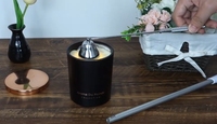 Bougeoirs parfumés en métal or rose de haute qualité