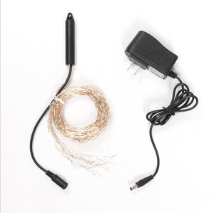 2M 200LED Cola de caballo Árbol de Navidad Cadena de luces Brillo Cobre LED para fiesta Boda Plug-In Guirnalda de luces de Navidad - Product Image 5