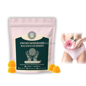 Hawaiian Pineapple Womens Probiotic Feminine Vaginal <strong>pH</strong> Balance Immune 60ct 30 Servings Premium Feminine Balance Gummies - Product Image 1