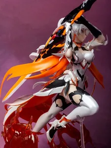 Statua Unisex in PVC, Modellino da Collezione, <span class=keywords><strong>Action</strong></span> <span class=keywords><strong>Figure</strong></span> del Gioco Honkai Impact 3, Personaggio Herrscher Kiana, Fata Religiosa Musicale - Product Image 3