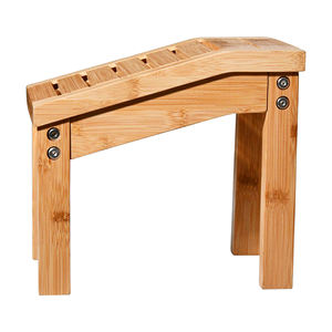 Soporte de pie de ducha pequeño para piernas de afeitado y pedicura, taburete de pie de ducha impermeable para bañera con pies resistentes antideslizantes - Product Image 2