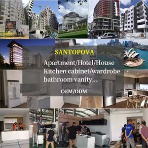 Santopova Wooden Extendable Customized Modern <b>Wardrobe</b> for Apartment Bedroom Home Furniture 2026 - Product Image 5