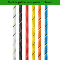 Corde d'escalade statique extérieure haute résistance 8mm 10mm 12mm 14mm en polyester/nylon pour escalade sur roche – Prix usine, vente chaude