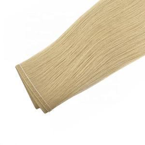 Salon Quality Raw Double Drawn New Pu Weft Pu Hole Weft Hair Extensions 100% Human Hair Weft PU Genius Weft Hair Extensions - Product Image 3