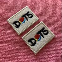 Pleine correction de poche de la broderie 3D, étiquette de logo de broderie de feutre avec la coupe de laser