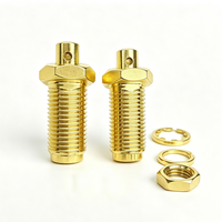 Connecteur RF SMA femelle à souder pour câble coaxial semi-rigide/semi-flexible RG405 (0,086 pouces) pour instruments micro-ondes