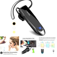 Eseed Earphone Mini LC-B41, Headset nirkabel telinga tunggal, Earphone Mini Hands Free dengan kait telinga