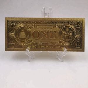 Colección de Billetes de 1 Dólar Chapados en Oro al por Mayor - Product Image 4
