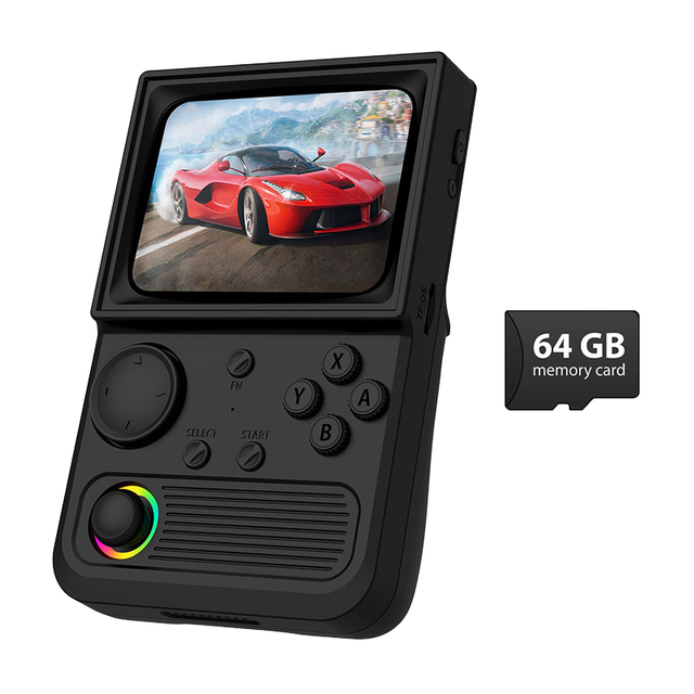 2026 New R36t Retro Handheld Video Game Console 3.0" IPS Screen RGB Rocker WIFI Multiplayer Portable Classic Gaming 64GB Linux