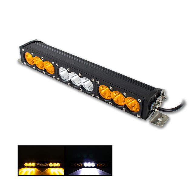 Super Bright Offroad 4x4 LED Light Bar 6/11/17/22/33/43/53 Inch Spot/Flood Combo White Amber Universal 12V 24V IP67 Waterproof