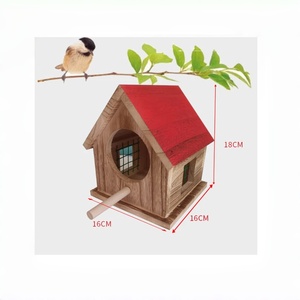 Casa para Pájaros de Madera de Paulownia Natural, Resistente a la Lluvia, Caja de Anidación para Aves Silvestres, Resistente a la Putrefacción, Cabina de Cría Ligera, Decoración Colgante - Product Image 4
