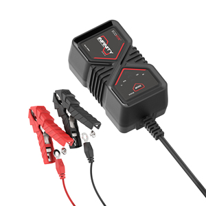 Cargador de Batería de 1.5A, Mantenedor de Batería de 6V/12V, Carga Lenta para Baterías de Plomo-Ácido, Gel, Litio-Ion STD en Automóviles, Autocaravanas y Motocicletas - Product Image 1