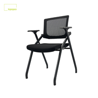 Kespace chaise de formation à dossier moyen et support salle de réunion chaise de dossier de bureau simple confortable