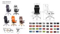 Chaise de bureau en cuir véritable réglable Luxury Manager avec garantie de 5 ans Chaise de bureau ergonomique pour chaise de patron