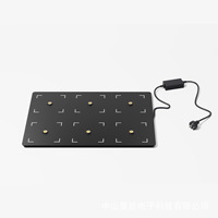 Lampe de table sans fil multi-ports 8-en-1 avec station de charge – Supporte plusieurs lampes, lampe de bureau LED portable sans fil pour restaurant