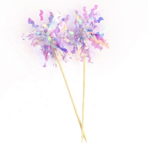 Décoration de gâteau d'anniversaire, fanion pour décoration de Cupcake, feu d'artifice pour mariage, fournitures de fête d'anniversaire pour enfants, décoration de pâtisserie - Product Image 1