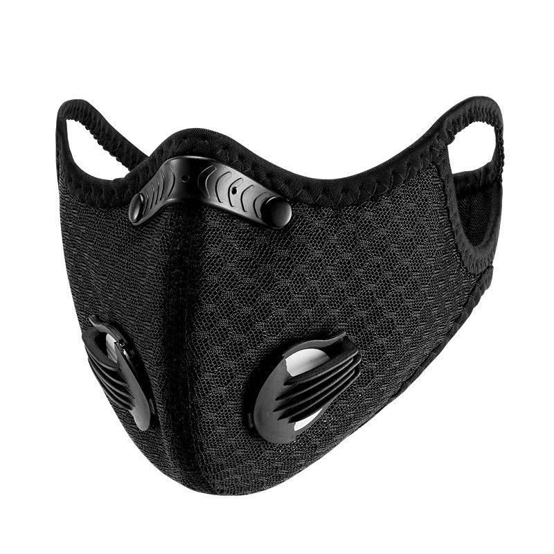 Nouveau tissu en maille noire