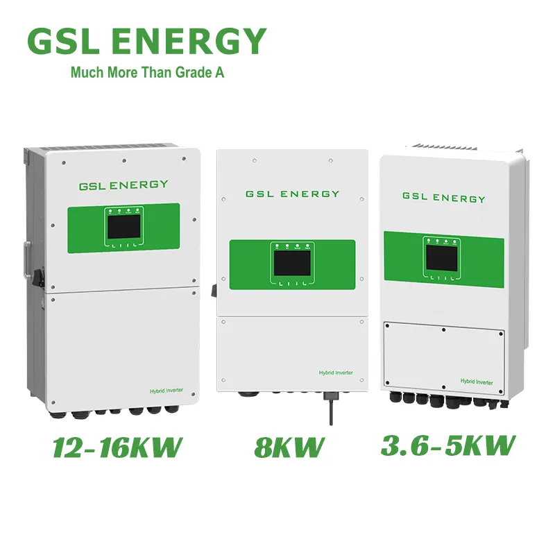 GSL Energy 3Kw 5Kw 8Kw 10Kw 12Kw16Kwオフオングリッドインバーター24V48Vハイブリッドソーラーインバーター純粋な正弦波Deyeハイブリッドインバーター