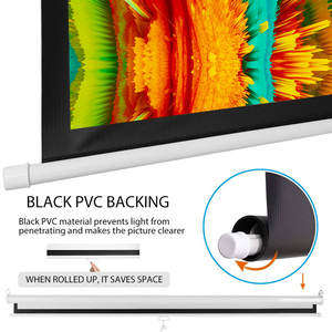 Écrans <span class=keywords><strong>de</strong></span> <span class=keywords><strong>projection</strong></span> manuels blancs <span class=keywords><strong>de</strong></span> haute qualité <span class=keywords><strong>de</strong></span> 72 pouces 4:3 <span class=keywords><strong>de</strong></span> sortie d'usine - Product Image 4